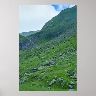 Transfagarasan Alpine Slope – Romania Photography Poster
