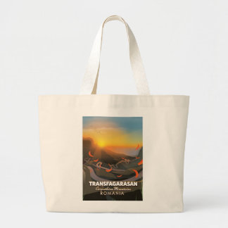 Transfagarasan,Carpathian Mountains, Romania Road Large Tote Bag