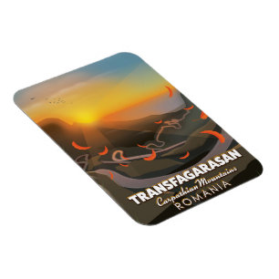 Transfagarasan,Carpathian Mountains, Romania Road Magnet