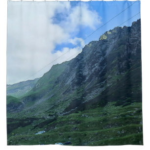 Transfagarasan Mountain Road - Romania Shower Curtain
