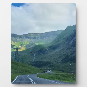 Transfagarasan Road – Carpathian Mountain Print Plaque