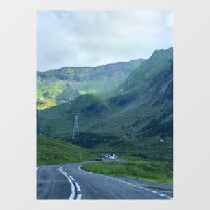 Transfagarasan Road – Carpathian Mountain Print Window Cling
