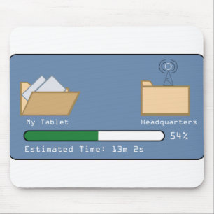 Transferring files from one folder to another mouse mat