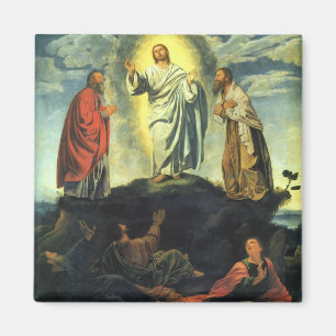 Transfiguration by Giovanni Girolamo Savoldo Magnet