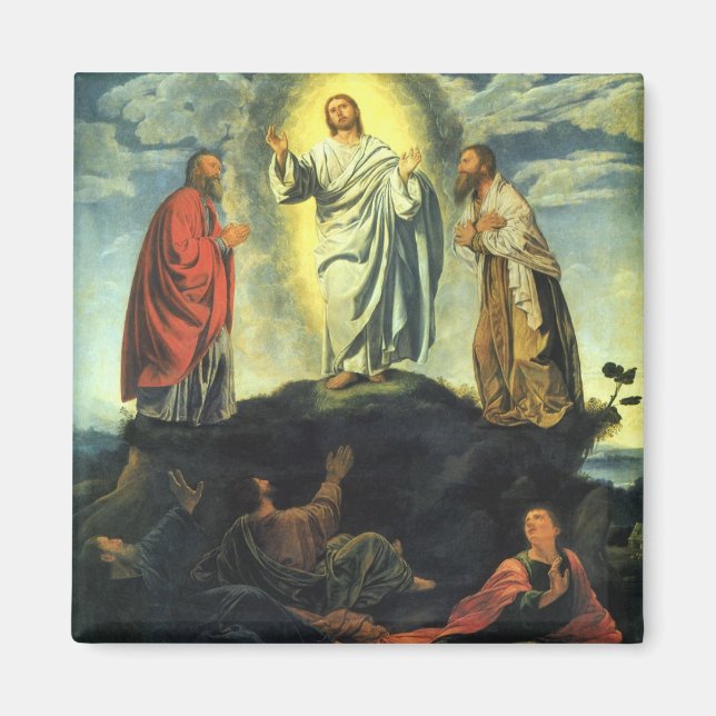 Transfiguration by Giovanni Girolamo Savoldo Magnet (Front)