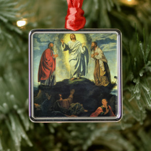 Transfiguration by Giovanni Girolamo Savoldo Metal Tree Decoration