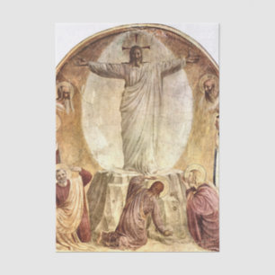 Transfiguration of Christ by Fra Angelico Tissue Paper