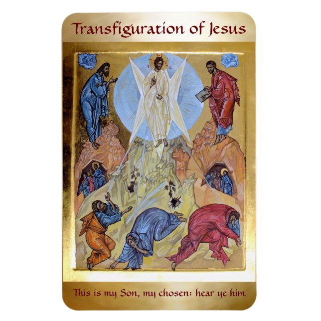 Transfiguration of Christ Magnet (Vertical)