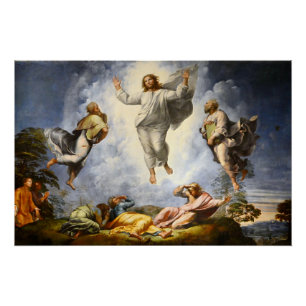 Transfiguration of Christ - Raphaello Sanzio 1520 Poster