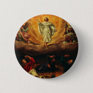 Transfiguration of Jesus Christ 6 Cm Round Badge