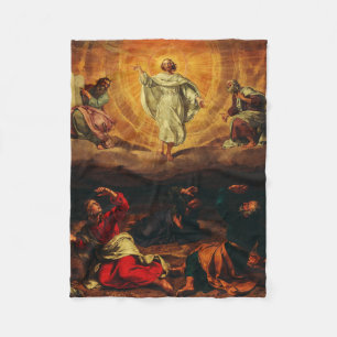 Transfiguration of Jesus Christ Fleece Blanket