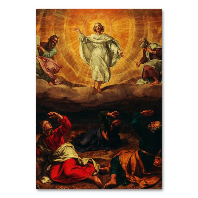 Transfiguration of Jesus Christ Table Number (Front)