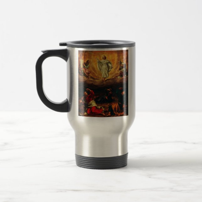 Transfiguration of Jesus Christ Travel Mug (Left)