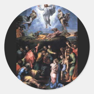 TRANSFIGURATION OF JESUS CLASSIC ROUND STICKER