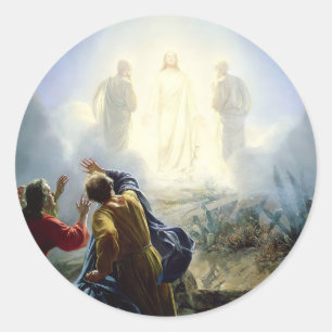 Transfiguration of Jesus, Classic Round Sticker