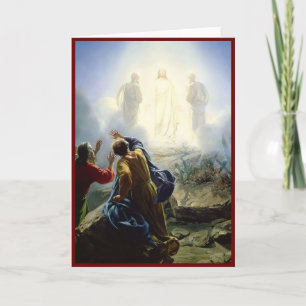 Transfiguration of Jesus, Religious Card