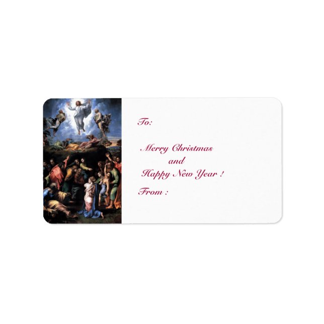 TRANSFIGURATION OF JESUS, white Label (Front)