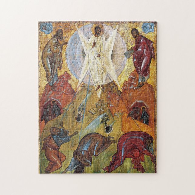Transfiguration Orthodox Christian Icon Jigsaw Puzzle (Vertical)
