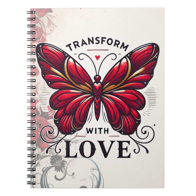 Transform with Love Journal – Self-Discovery Noteb (Front)
