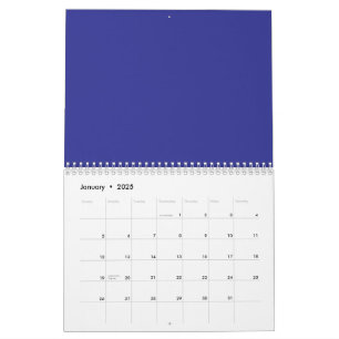 Transform Your Space with a Stunning Blue Wall Calendar