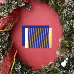Transform Your Space with a Stunning Blue Wall Foil Holiday Postcard
