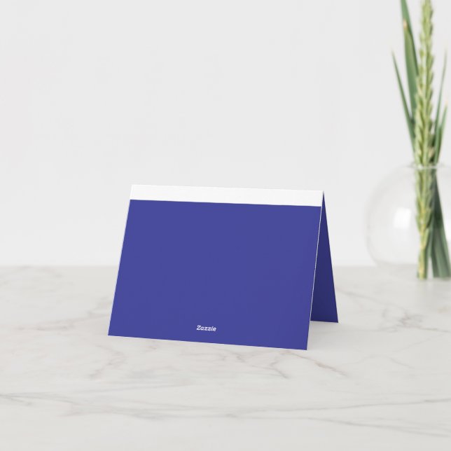 Transform Your Space with a Stylish Blue  Thank You Card (Back)
