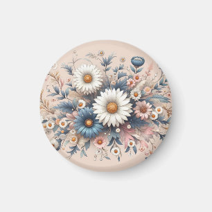 Transform Your Space with Elegant Daisy Floral Magnet