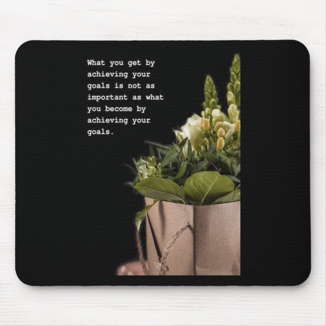 Transformative Journey Inspirational Quote Art  Mouse Mat (Front)