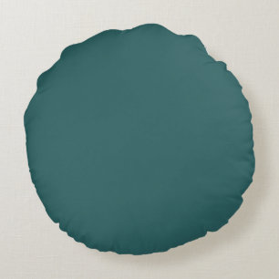 Transformative Teal  Round Cushion