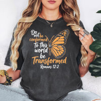 Transformed Butterfly Christian Romans 12:2