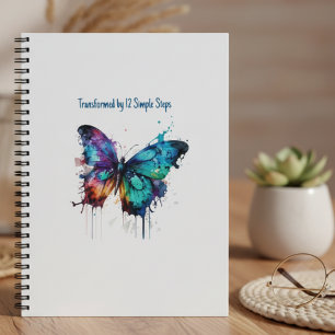 Transformed by 12 Simple Steps Notebook