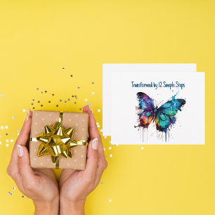 Transformed by 12 Simple Steps Thank You Card