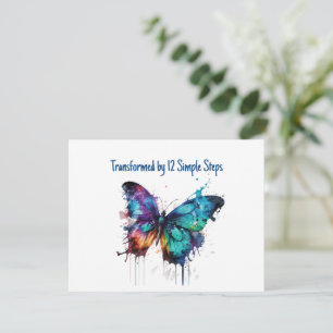 Transformed by 12 Simple Steps Thank You Card