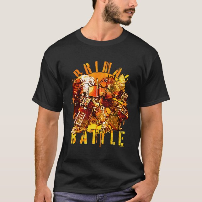 Transformers Rise Of The Beasts Primal Battle Drip T-Shirt (Front)