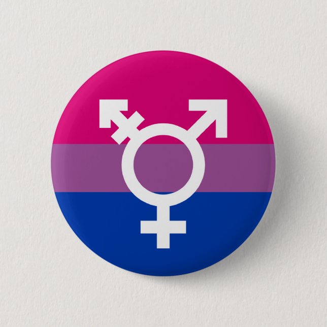 Transgender and Bi+ Pride Flag Button (Front)