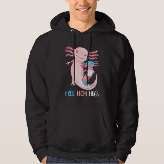 Transgender Axolotl Free Mum Hugs Mother Lgbtq Hoodie