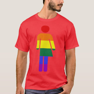 Transgender Bathroom Rights TWith Bathroom Symbol5 T-Shirt