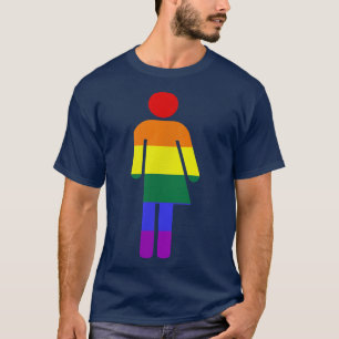 Transgender Bathroom Rights TWith Bathroom Symbol T-Shirt