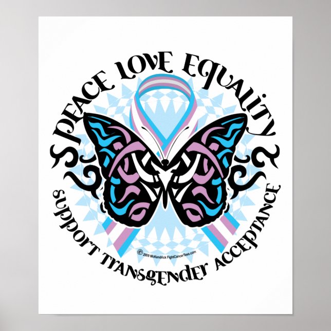 Transgender Butterfly Tribal Poster (Front)