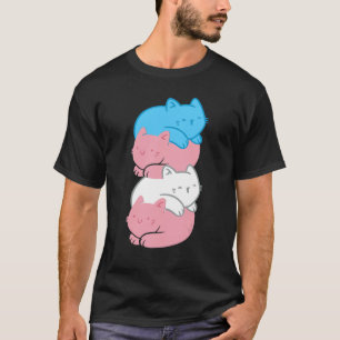 Transgender Cats Lgbtq Life Transsexual Flag Trans T-Shirt