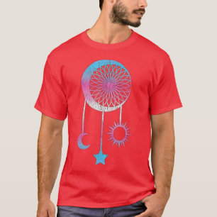 Transgender Celestial Trans Pride Flag Dreamcatche T-Shirt