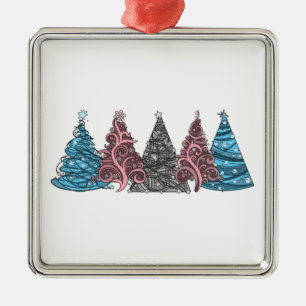 Transgender Christmas Trees Metal Tree Decoration