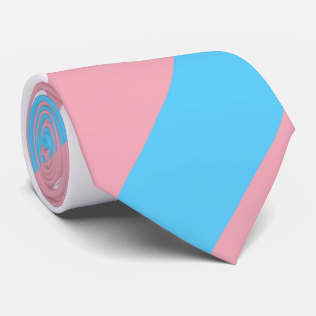 Transgender Colours Krawatte Tie (Rolled)