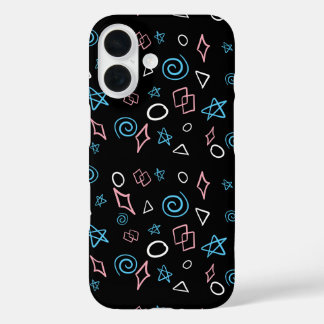 Transgender Colours Shapes iPhone 16 Case