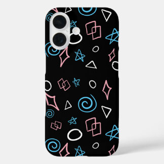 Transgender Colours Shapes iPhone 16 Case