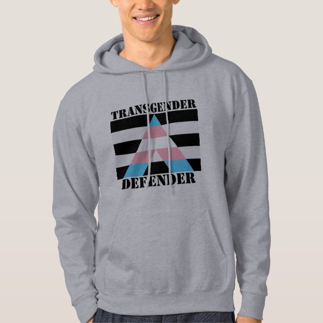 Transgender Defender Ally Hoodie (Front)