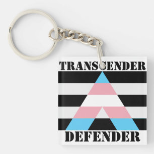 Transgender Defender Ally Key Ring