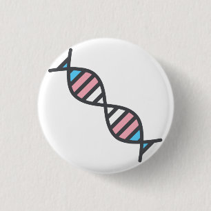 Transgender DNA Pride Flag 3 Cm Round Badge
