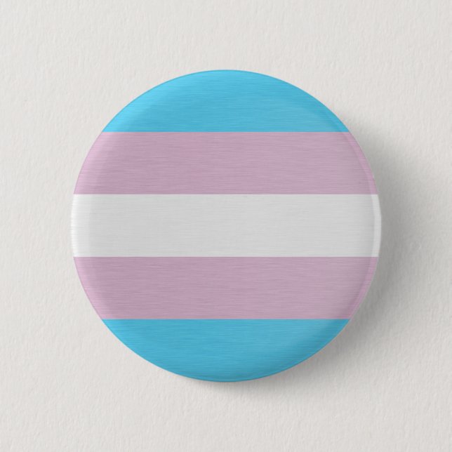 Transgender Equality Flag 6 Cm Round Badge (Front)