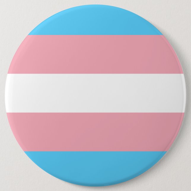 Transgender Flag 6 Cm Round Badge (Front)